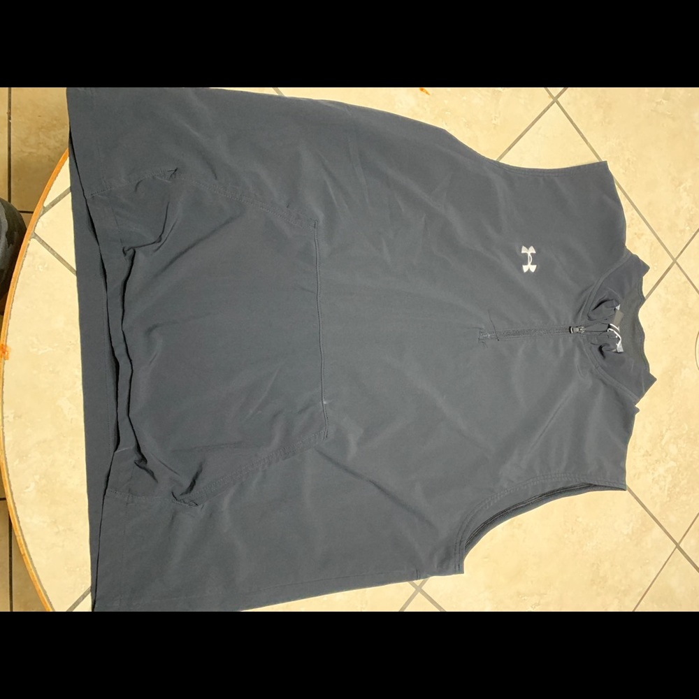 UA 1/4 zip sleeveless vest